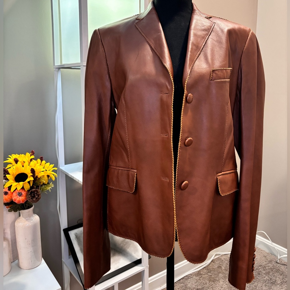 Nicole Farhi Leather Jacket